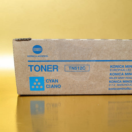 Originální toner Konica Minolta TN512C azurový nízkokapacitní A33K45H pro Bizhub C454
