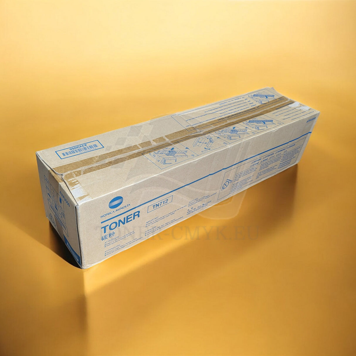 Originální černý toner Konica Minolta TN712 A3VU050 pro Bizhub 654 754 NOVINKA OVP