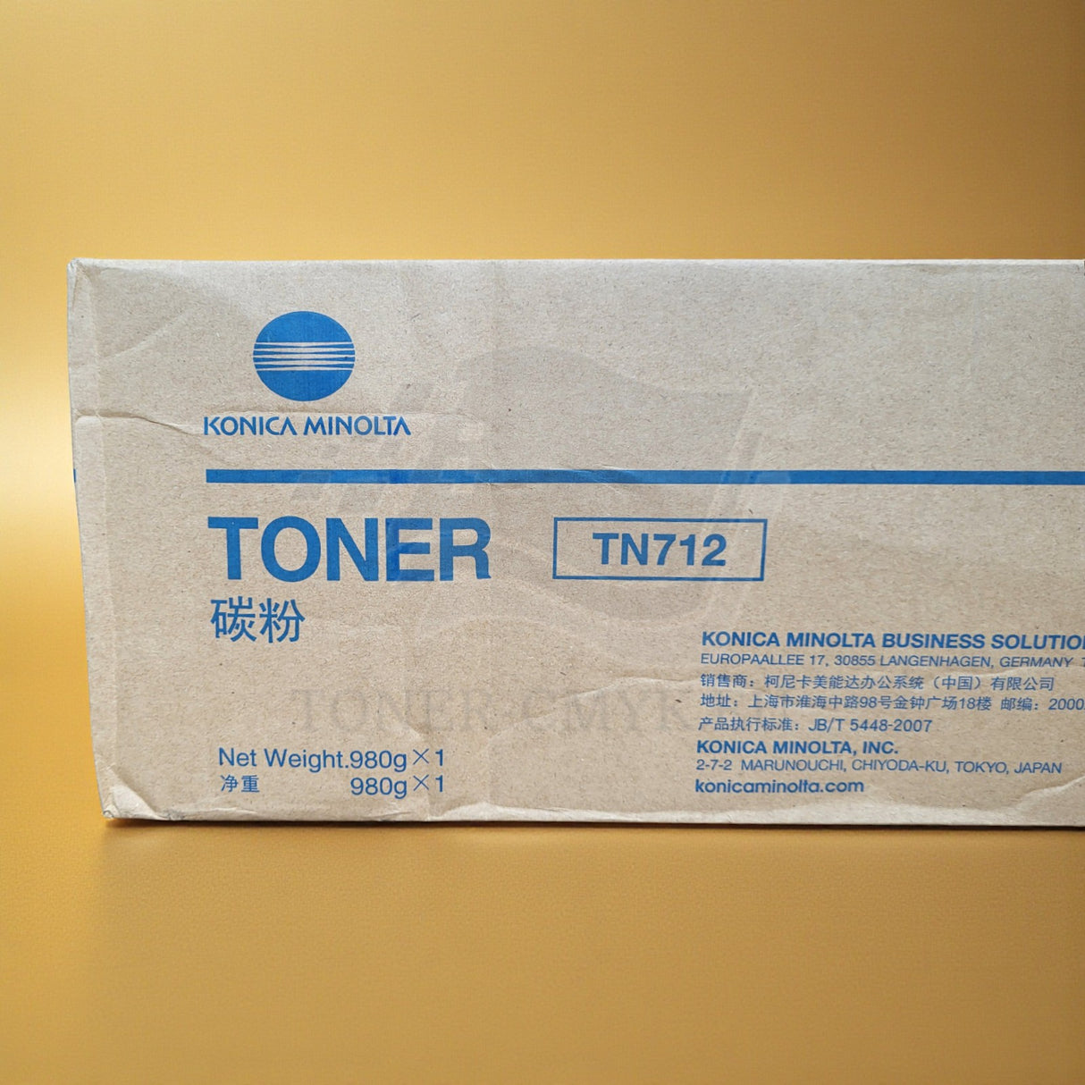 Originální černý toner Konica Minolta TN712 A3VU050 pro Bizhub 654 754 NOVINKA OVP