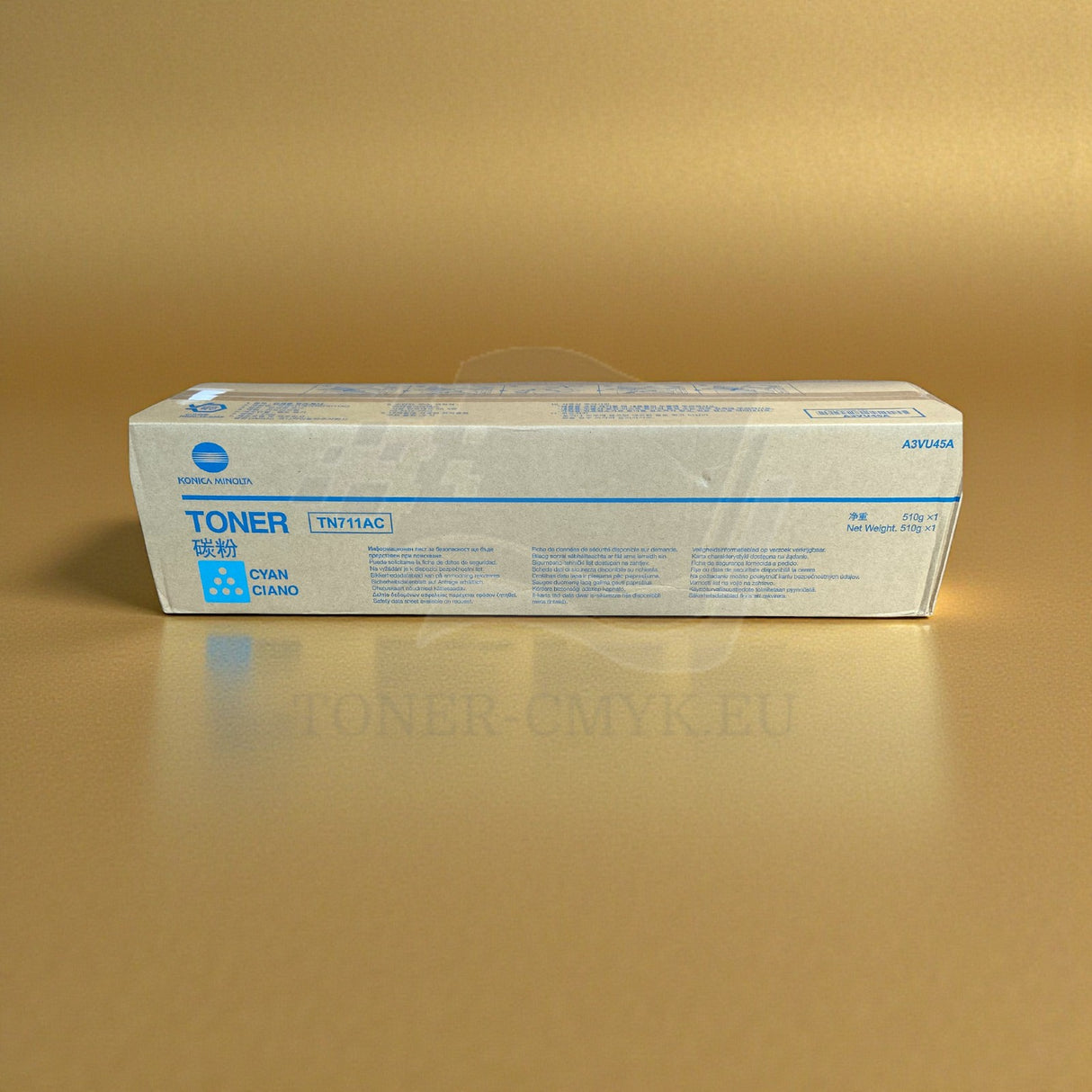 Konica Minolta TN711AC Toner Cyaan A3VU45A wie A3VU450 C654 754 Pro 510g NEU OVP^