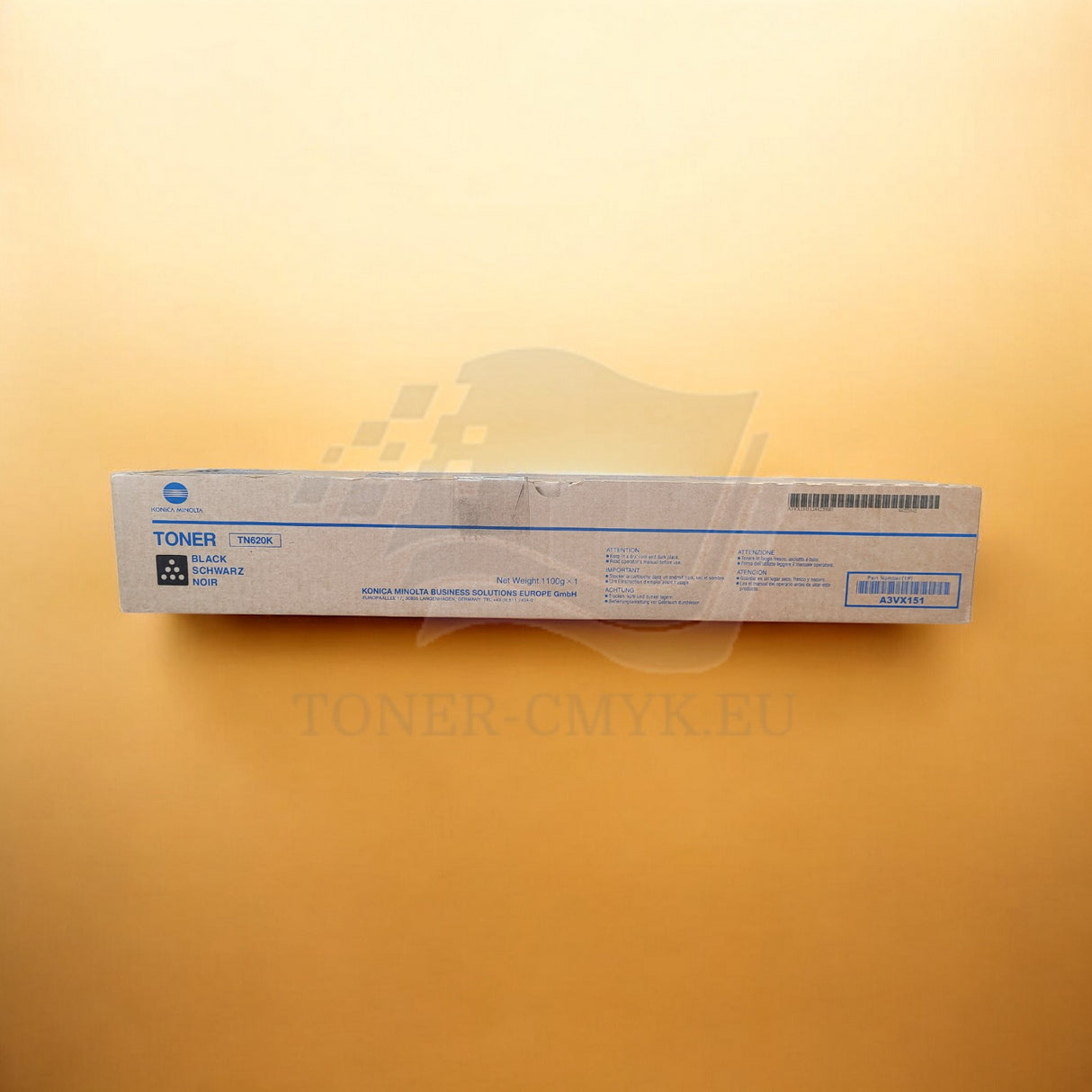 Konica Minolta TN620K Toner Zwart A3VX151 voor Bizhub Press Pro 1060 1070 2060 NE