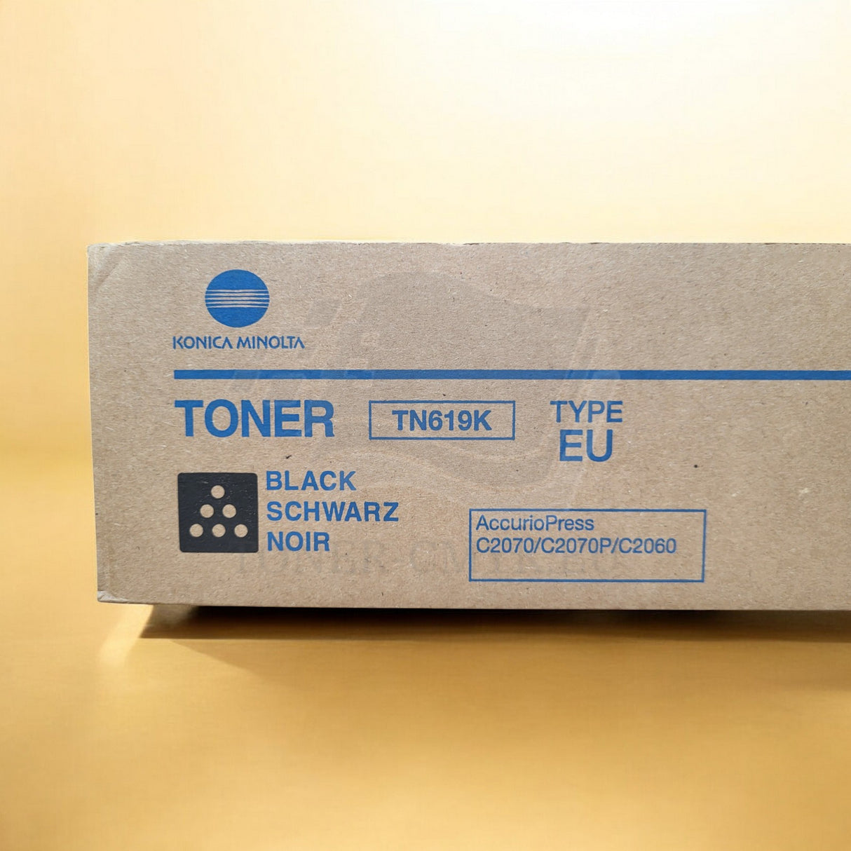 Originele Konica Minolta TN619K Toner Zwart A3VX153 voor Bizhub Press C2060-C2070