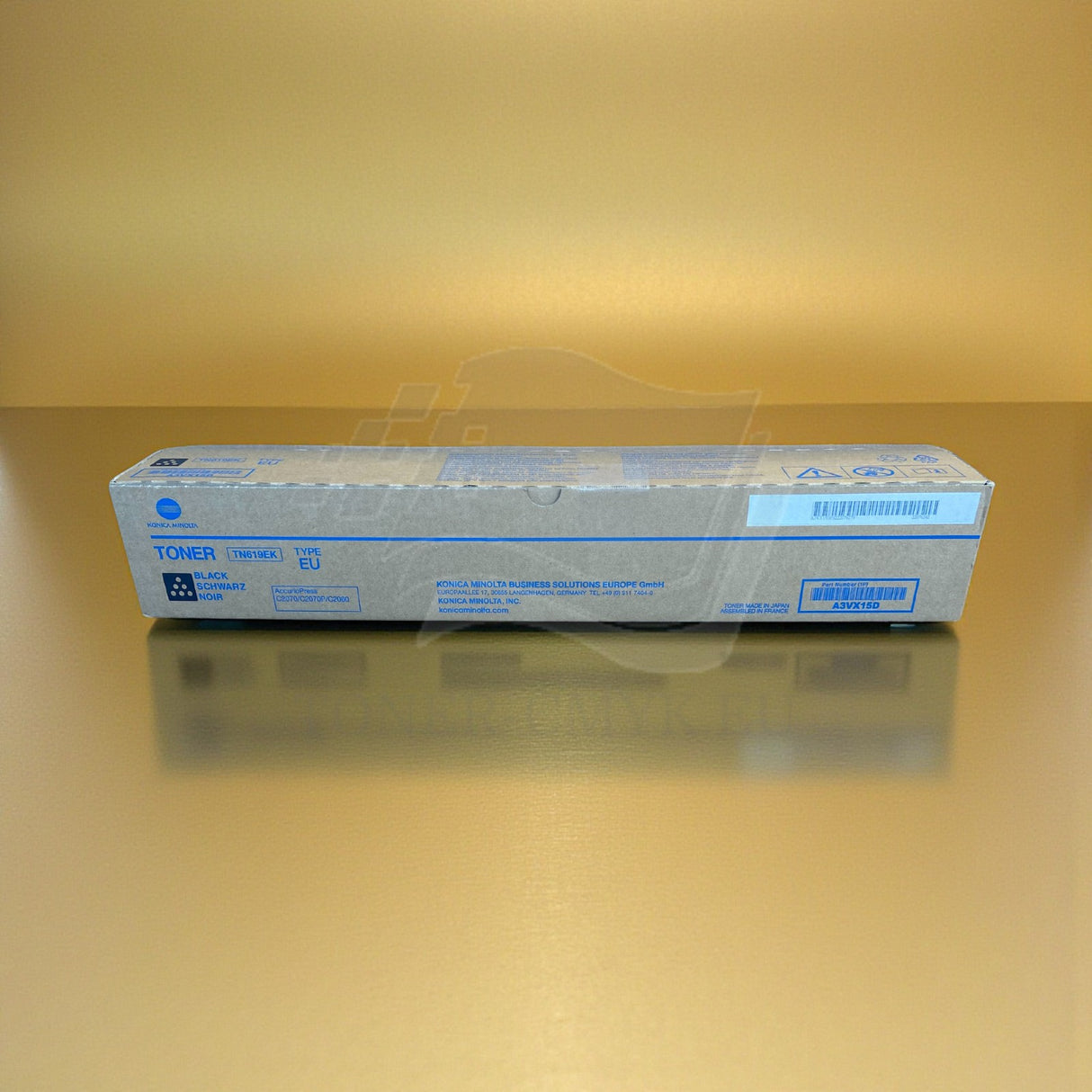 Konica Minolta TN619K Toner Zwart A3VX15D voor AccurioPress C2070 C2070P NIEUW OVP^