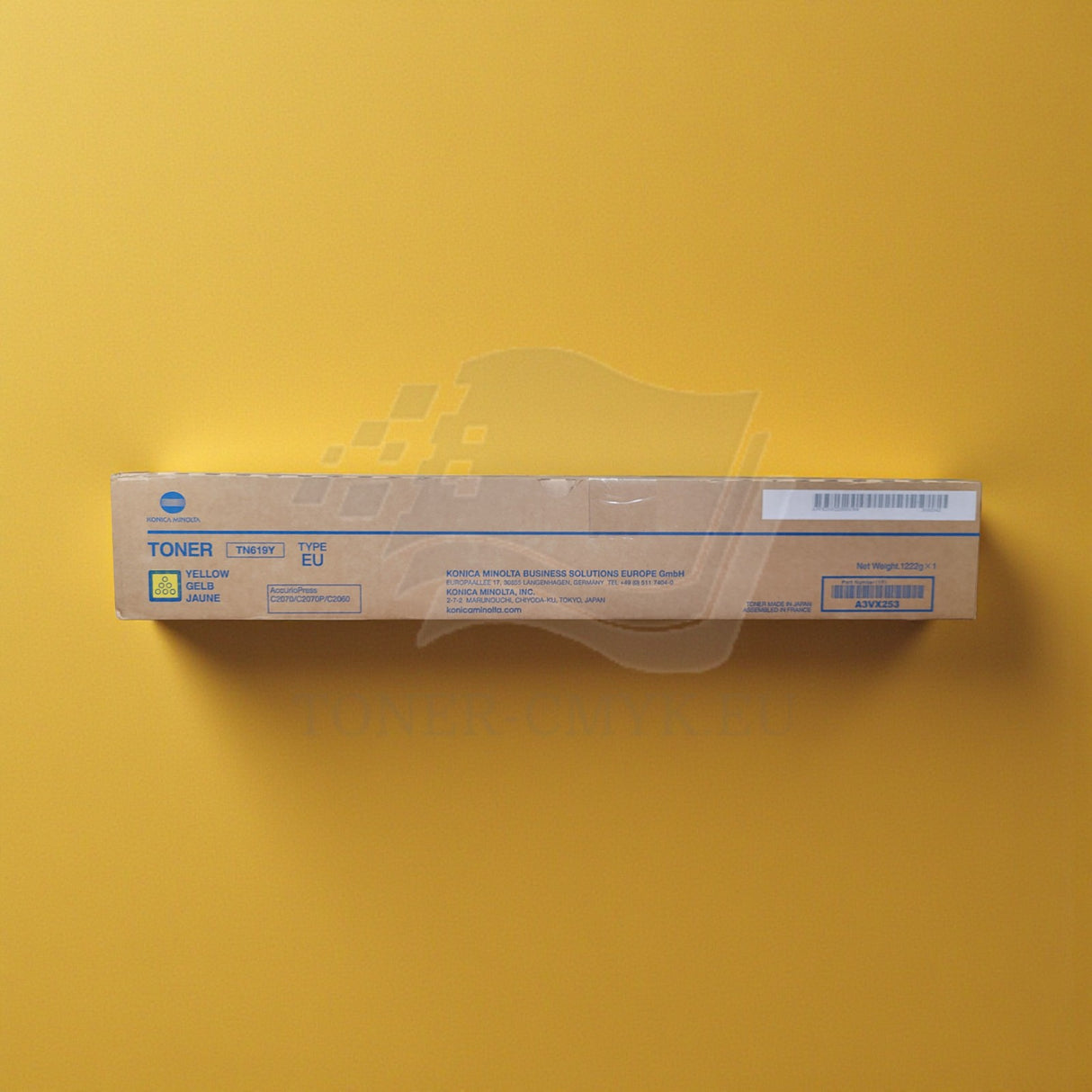 Konica Minolta TN619Y Toner Yellow A3VX253 für Bizhub Press C2060 C2070 NEU^