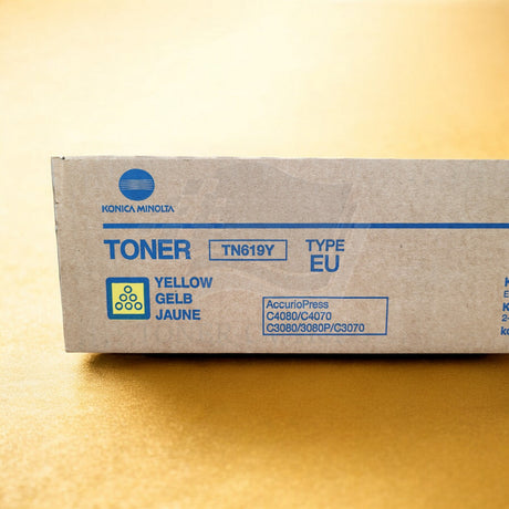 Originální gelový toner Konica Minolta TN619Y / A3VX255 (žlutý) Bizhub C 3070 3080