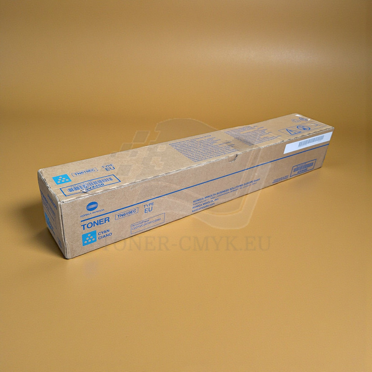 Originální toner Konica Minolta TN619EC azurový A3VX45D pro AccurioPress C2060 C2070