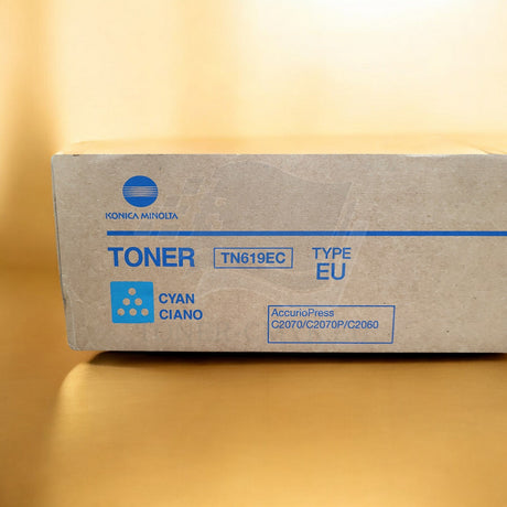Originální toner Konica Minolta TN619EC azurový A3VX45D pro AccurioPress C2060 C2070