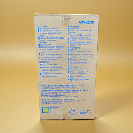 Konica Minolta DV614Y Developer Yellow A3VX700 pro AccurioPress C 1060 1070 3070