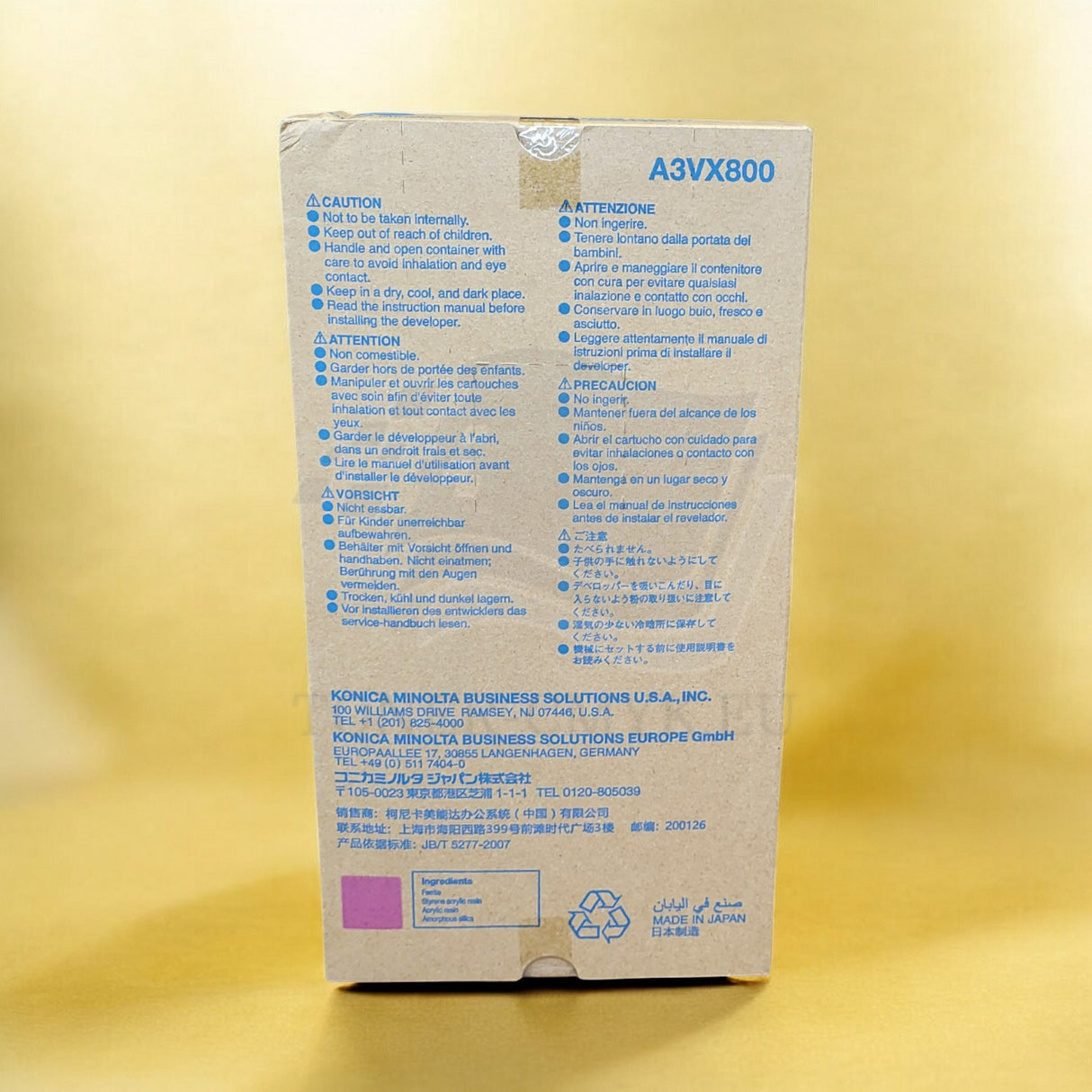 Konica Minolta DV614M Developer Magenta A3VX800 pro AccurioPress C1060 1070 3070