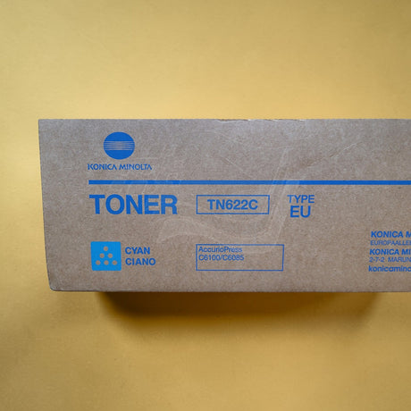 Originální toner Konica Minolta TN622C azurový A5E7451 Bizhub Press C 6100 C 6085