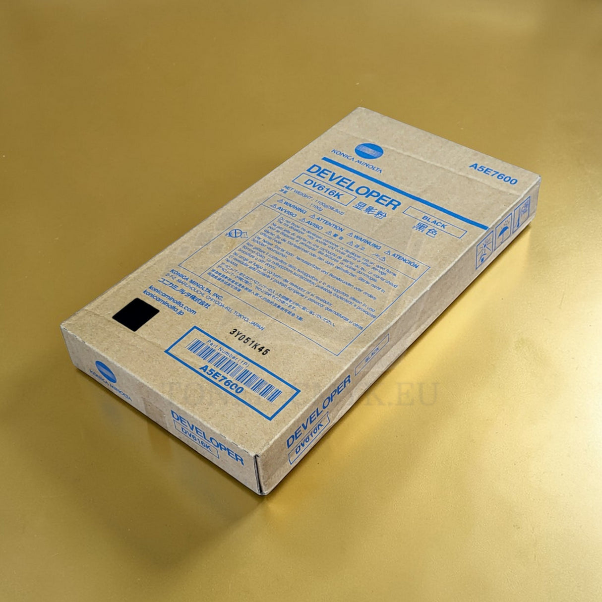 "Originální Konica Minolta DV616K Developer Black A5E7600 pro Bizhub Press C1085 1