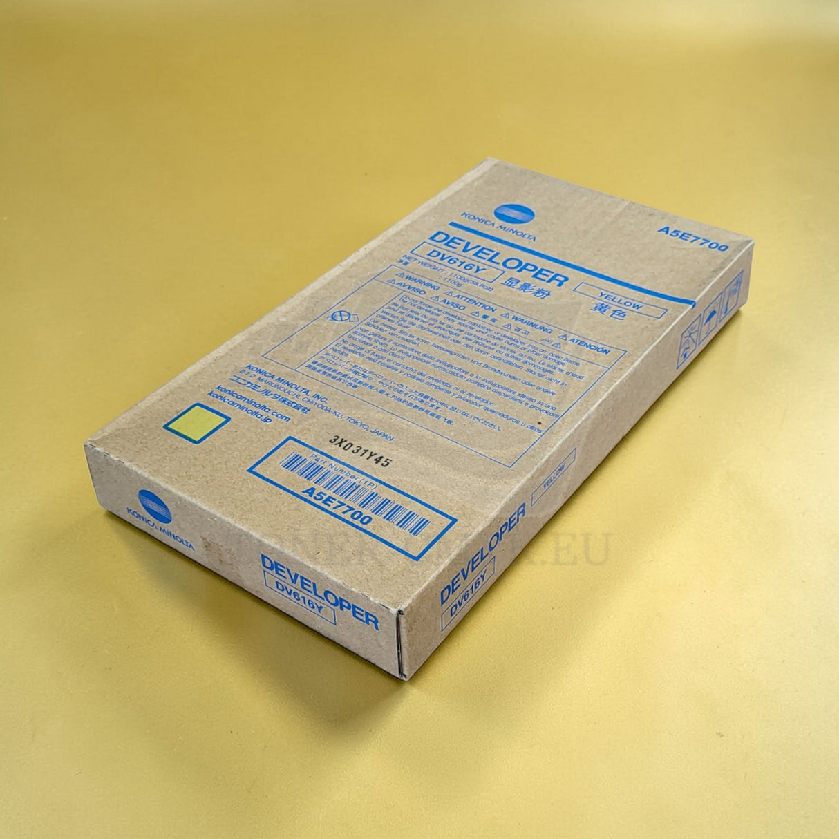 "Originální Konica Minolta DV616Y A5E7700 Developer Yellow pro Bizhub Press C1085