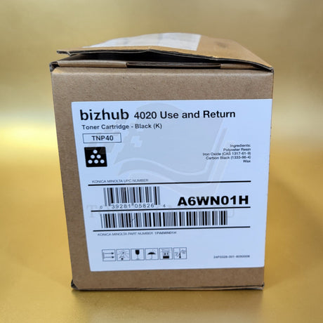Originální černý toner Konica Minolta TNP40 A6WN01H pro Bizhub 4020 NEW OVP