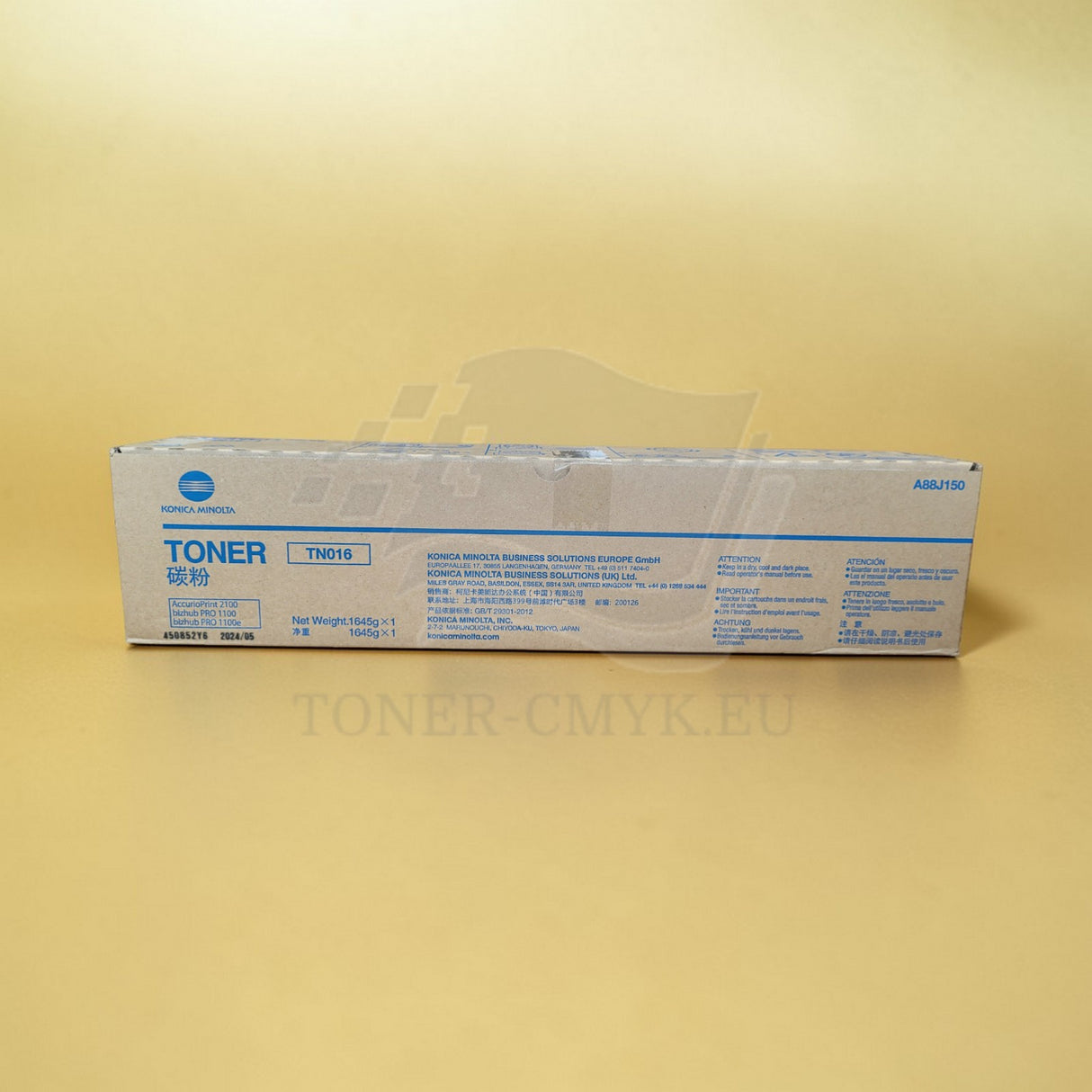 "Originele Konica Minolta TN016 Toner Zwart A88J150 voor Bizhub Pro 1100 NIEUWE OVP