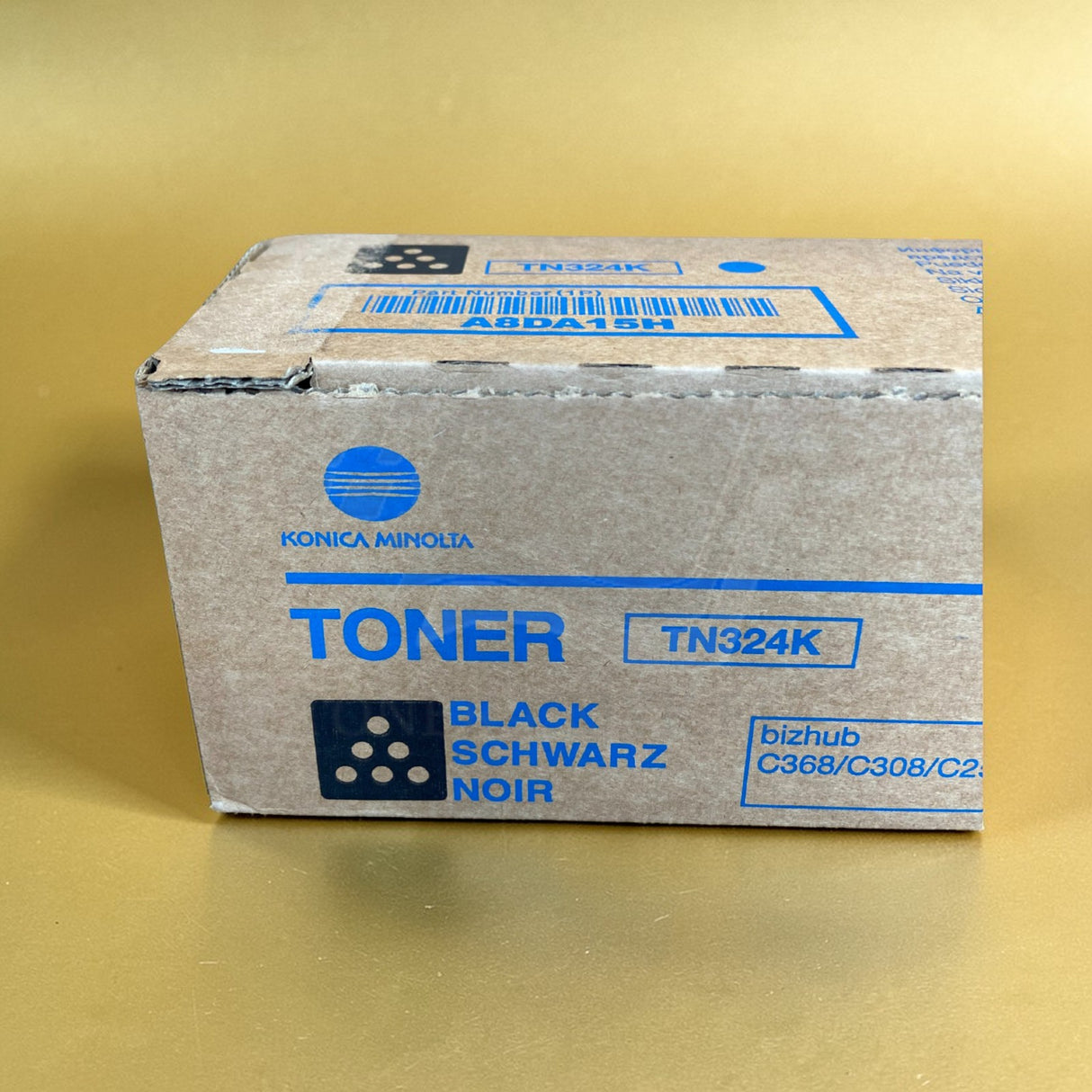 Originele Konica Minolta TN324K Toner Zwart A8DA15H voor Bizhub C258 C308 C368^