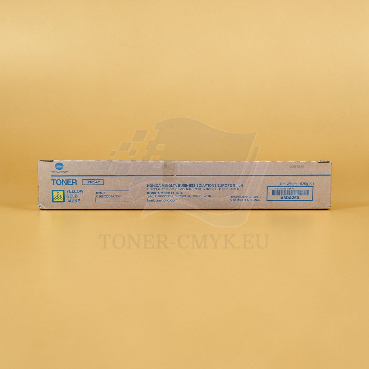 Konica - Minolta A8DA250 TN324Y Toner Yellow Yellow for Bizhub C368 C308 C258 NEW
