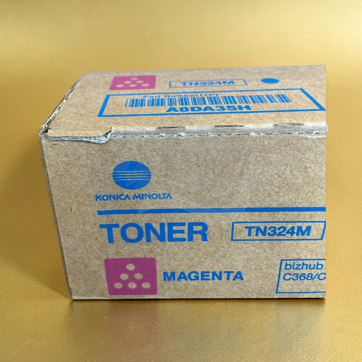 "Original Konica Minolta TN324 Toner Magenta A8DA35H Bizhub C258 C308 C368^ 250G