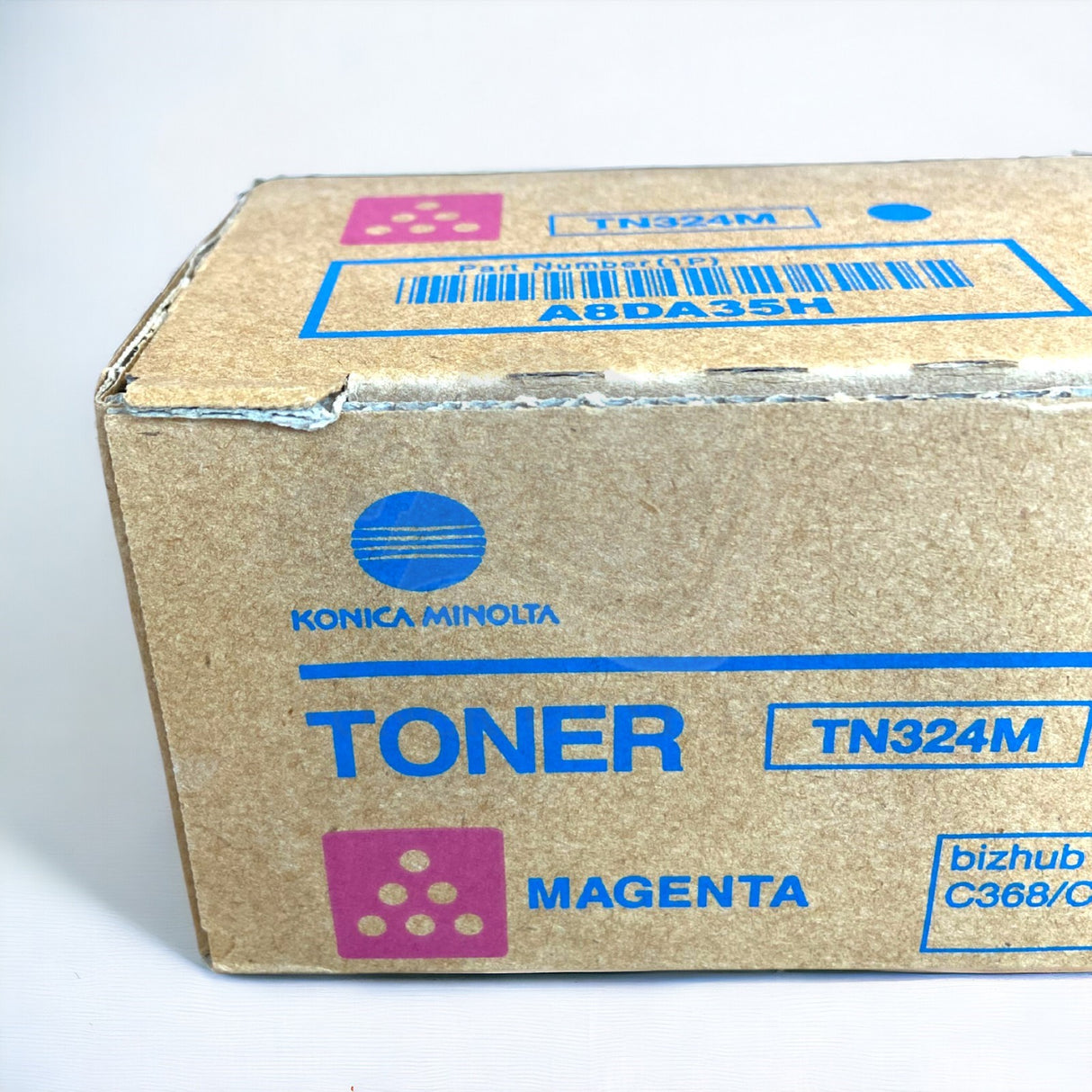 "Originele Konica Minolta TN324 Toner Magenta A8DA35H Bizhub C258 C308 C368^ 250G