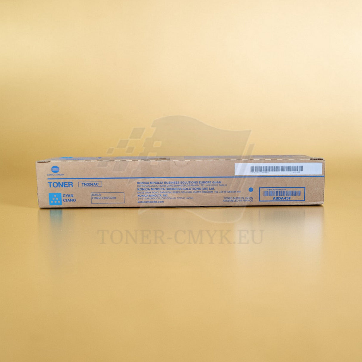 "Originele Konica Minolta TN324C Cyaan Toner A8DA45F Bizhub C258 C308 C368 250 Gr