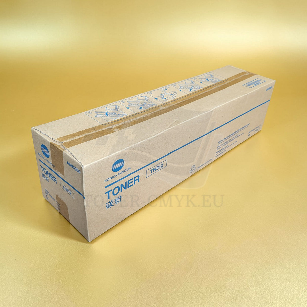 Originele Konica Minolta A8H5050 TN812 Toner Zwart (Zwart) voor Bizhub 758 958