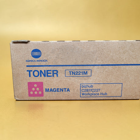 "Originele Konica Minolta lage capaciteit TN221 toner magenta A8K335H voor Bizhub 227