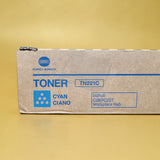 Originální toner Konica Minolta TN221C azurový A8K3450 pro Bizhub C287 C227 NEW OVP