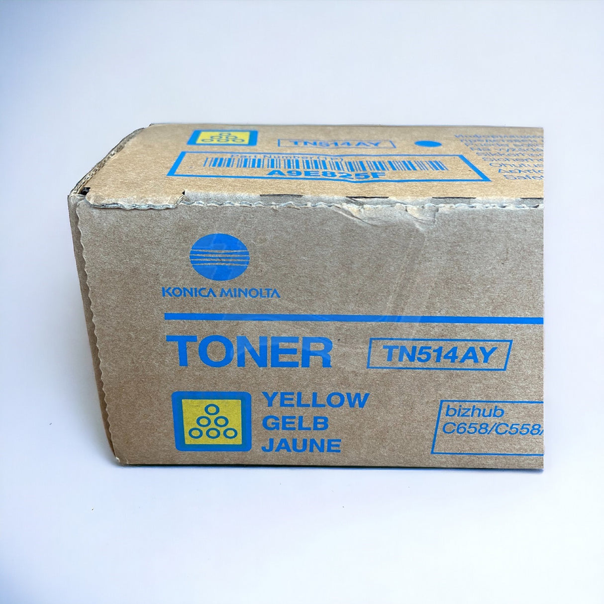 Original Konica Minolta TN514 Toner Yellow A9E825F for Bizhub C458 NEW OVP^