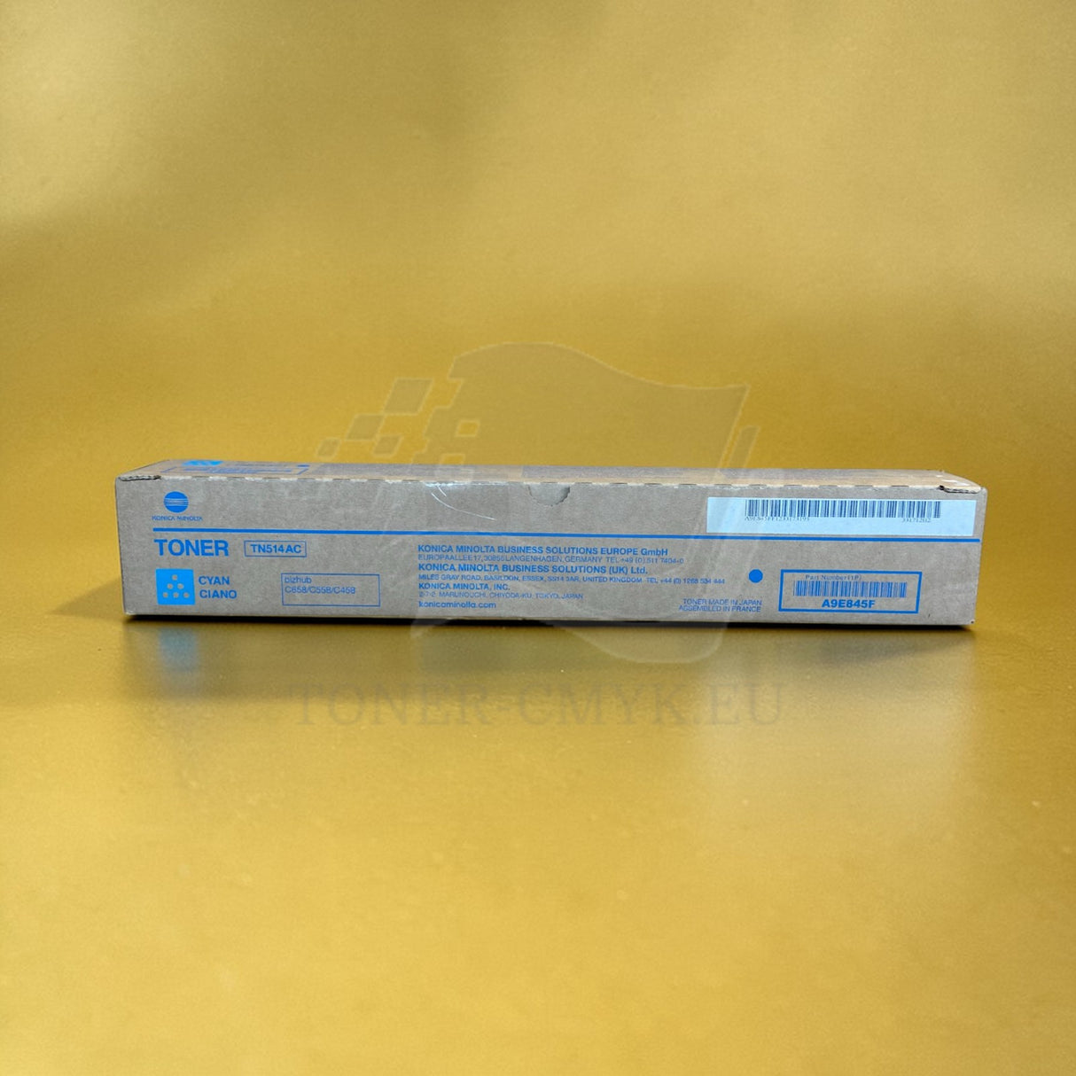 Originele Konica Minolta TN514 toner cyaan A9E845F voor Bizhub C458 NIEUWE OVP^