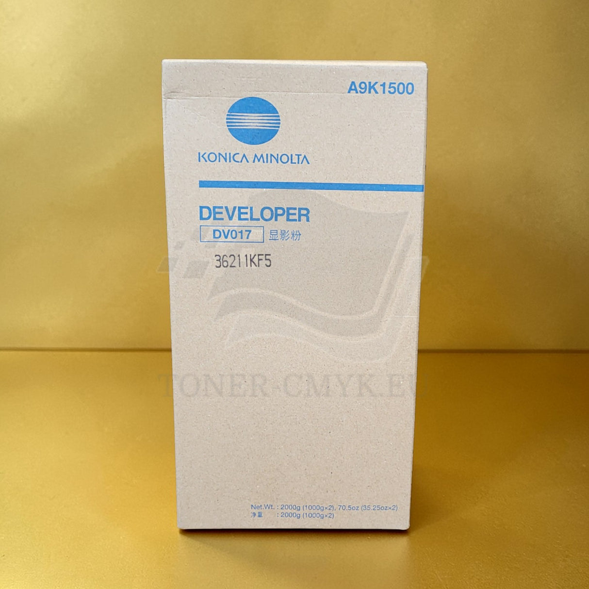 Konica Minolta DV017 Ontwikkelaar Zwart A9K1500 voor AccurioPress 6120 6136 NIEUWE OV