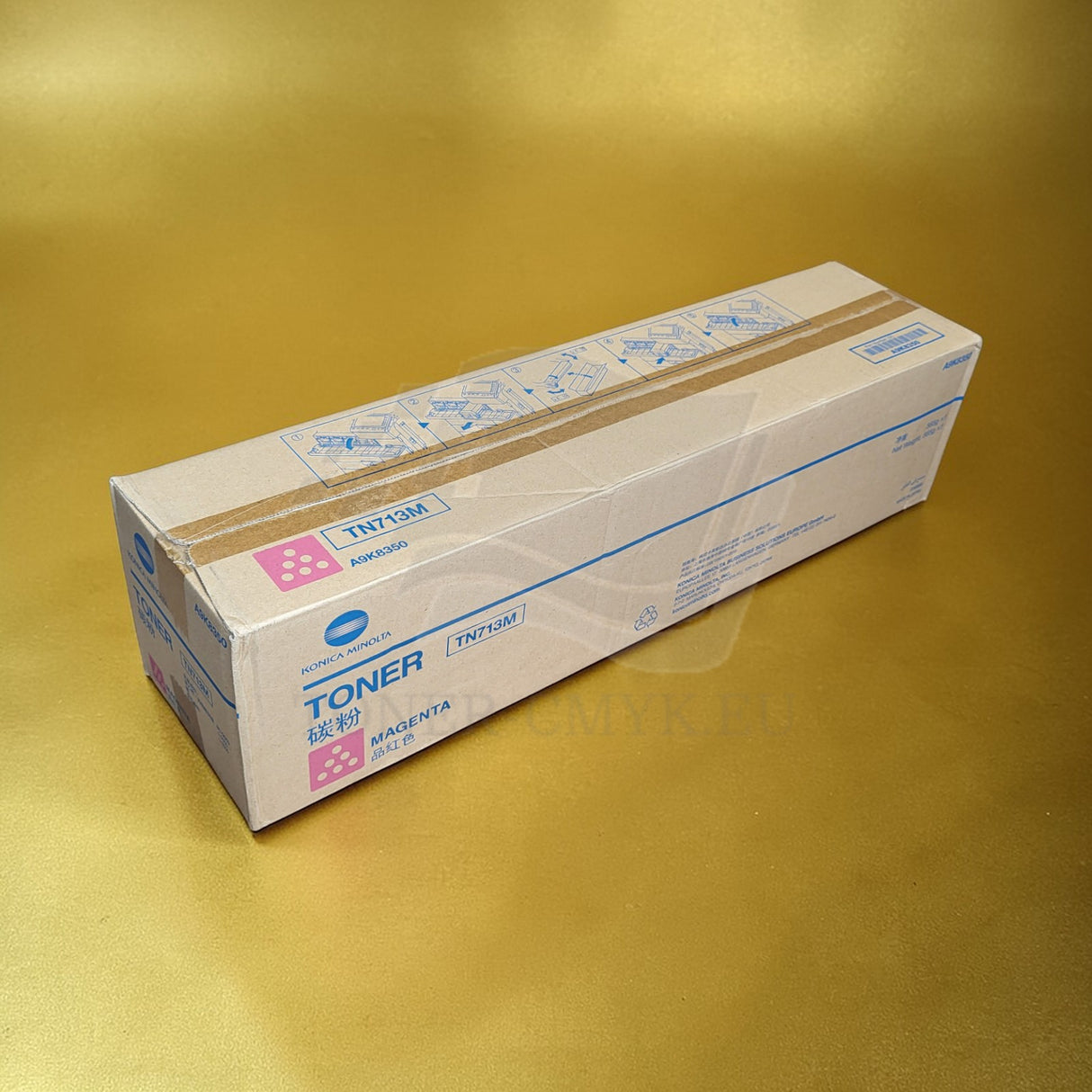 Originální toner Konica Minolta TN713Y Gelb (žlutý) A9K8250 pro Bizhub C659 C759