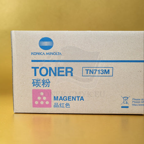 Originální toner Konica Minolta TN713M Magenta A9K8350 pro Bizhub C659 C759 NOVÉ OV