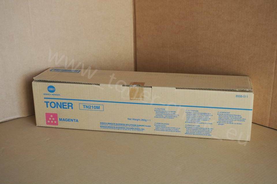 Originální toner Konica Minolta TN210M Magenta 8938-511 pro Bizhub C240 ​​​​C250 C250