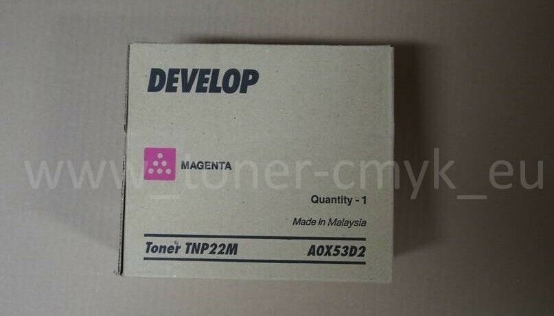 "Original Develop Toner TNP22M Magenta A0X53D2 Ineo + 35 Ineo Plus 35 Ineo + 35