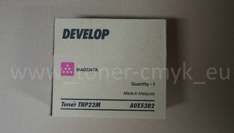 "Toner de développement d'origine TNP22M Magenta A0X53D2 Ineo + 35 Ineo Plus 35 Ineo + 35