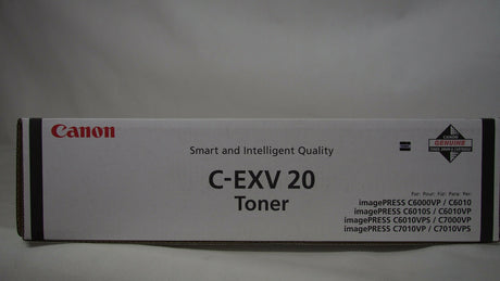 "Originele Canon C-EXV 20 Toner Zwart 0436B002 ImagePRESS C6000 6010 7000 7010