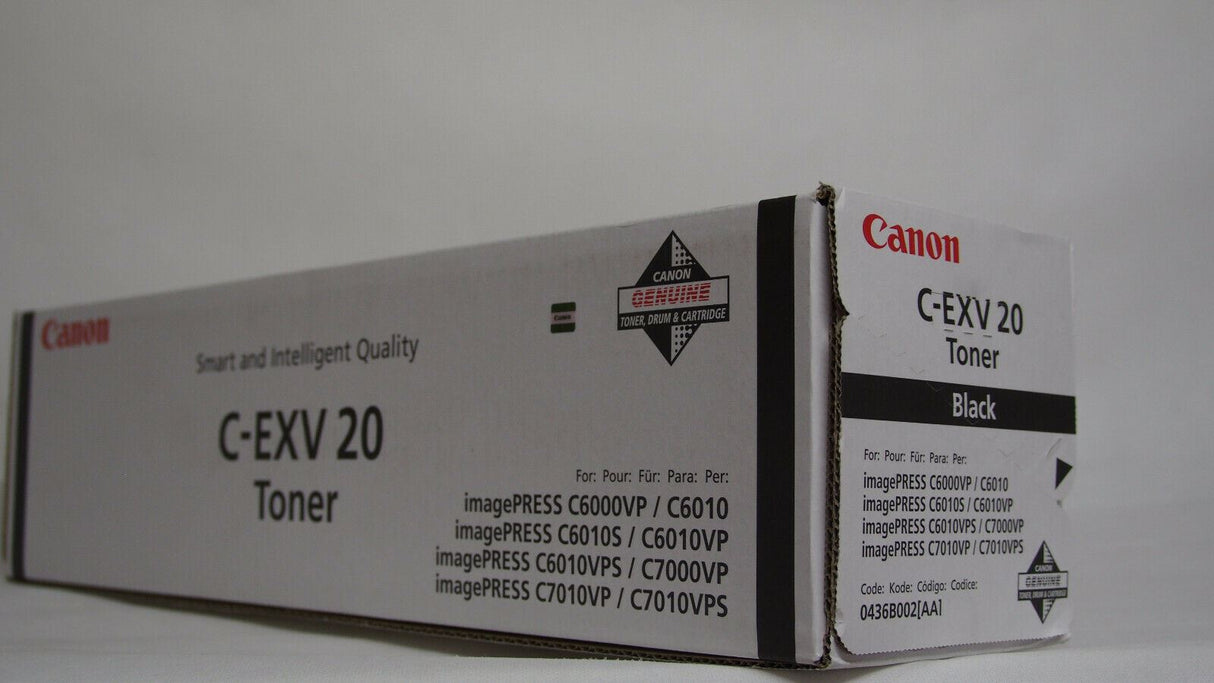 "Original Canon C-EXV 20 Toner Black 0436B002 ImagePRESS C6000 6010 7000 7010
