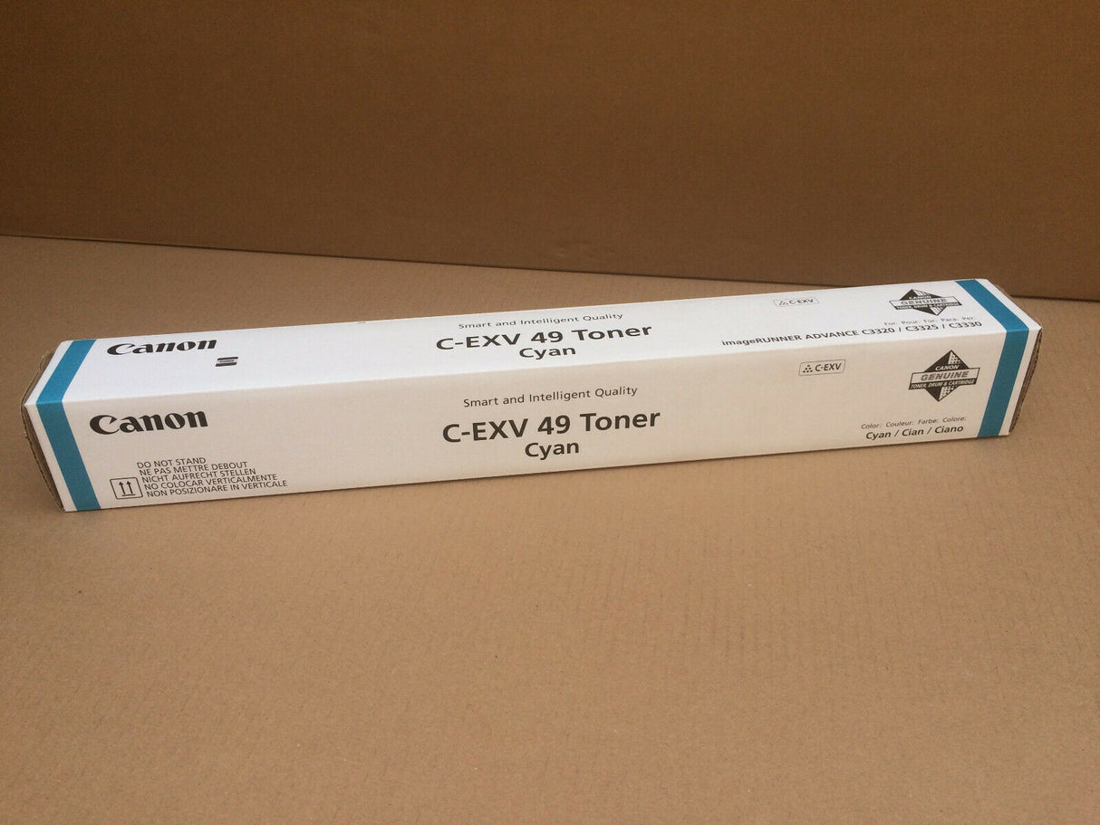 "Original Canon C-EXV 49 Toner Cyan 8525B002 IR Advance C3320 / C3325 / C3330