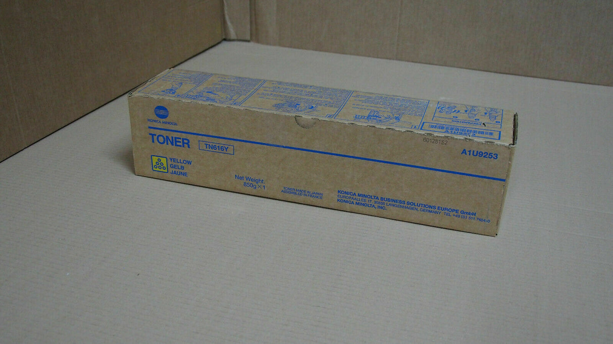 Konica Minolta Toner Yellow TN616 A1U9253 Bizhub Press C 6000 C 7000 Pro C 6000