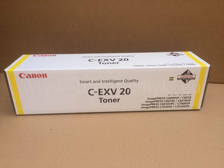 Canon C-EXV 20 toner geel 0439B002 ImagePRESS C6000 6010 7000 7010 NEU
