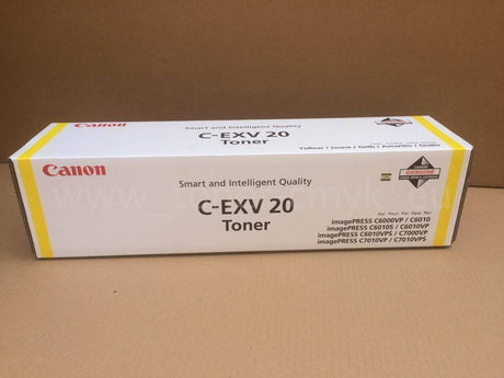 Canon C-EXV 20 Toner Yellow 0439B002 ImagePRESS C6000 6010 7000 7010 NEU