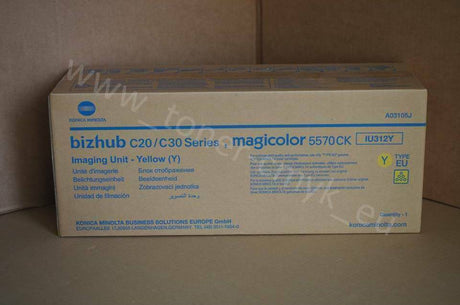 "Original Konica Minolta IU312Y Imaging Unit Yellow A03105J f r Bizhub C20 C30