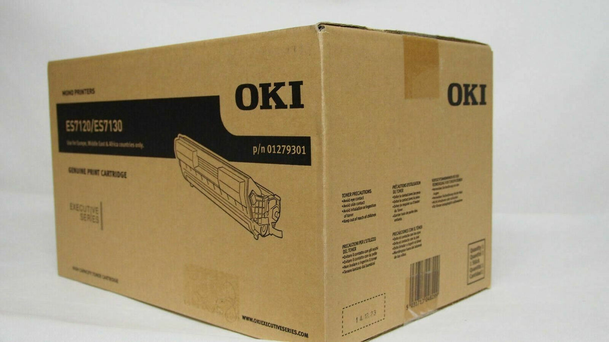 "Original OKI Toner Noir 01279301 pour ES7120 DN ES7130 DN NOUVEAU OVP
