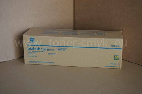 Original Konica Minolta TN318Y Toner Yellow A0DK253 Bizhub C20 C20P C20PX C20X