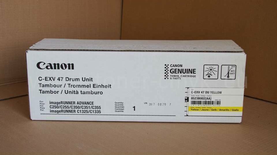 "Original Canon C-EXV47 Drum Unit Yellow 8523B003 imageRunner-C 250 i 250 iF 350