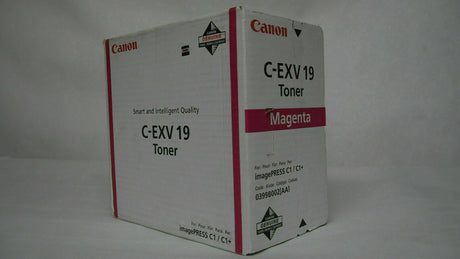 "Original Canon C-EXV 19 Toner Magenta 0399B002 for imagePRESS C 1 NEW OVP
