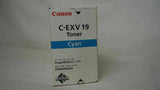 Original Canon C-EXV19 Toner Cyan 0398B002 für imagePRESS C1 C1 Plus Neu OVP^
