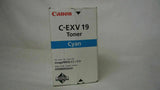 "Original Canon C-EXV 19 Toner Cyan 0398B002 for imagePRESS C 1 imagePRESS C 1 P