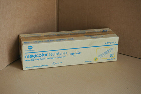 Original Konica Minolta Magicolor 1600 A0V306H Toner gelb