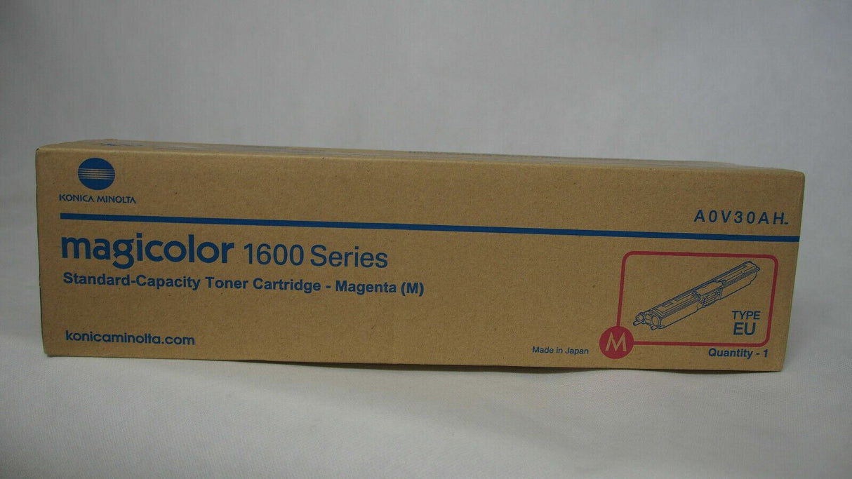 "Toner d'origine Konica Minolta Magenta A0V30AH Magicolor 1600 NEU OVP