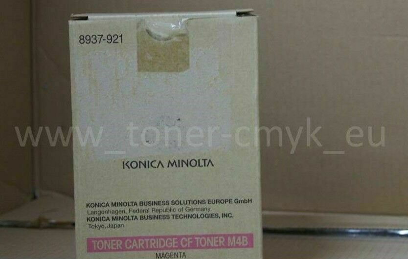 "Original Konica Minolta Toner Cartridge Magenta 8937-921 CF 2002 CF 3102 CF 310